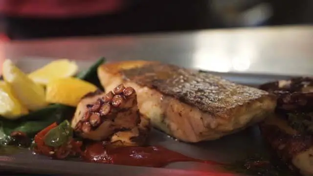 Fish Plate for the Promo Video of the Restaurant