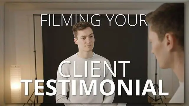 Filming your Client Testimonial Video