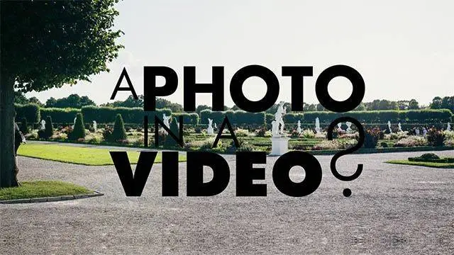 A photo in a video? landscape