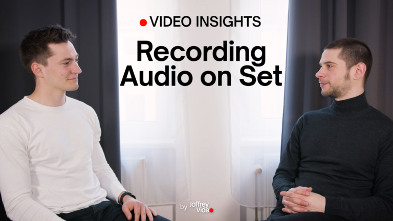 interview on recording audio on set