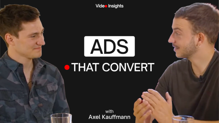 Interview between two persons on paid advertising