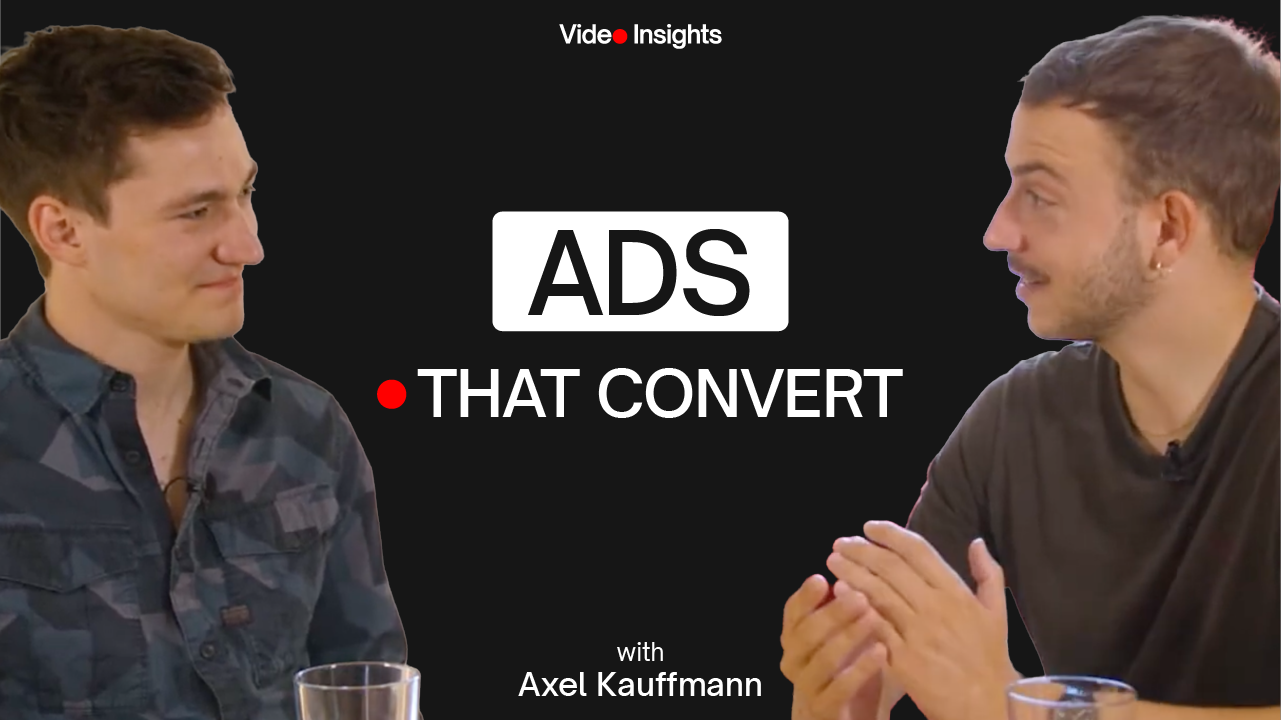 Interview between two persons on paid advertising