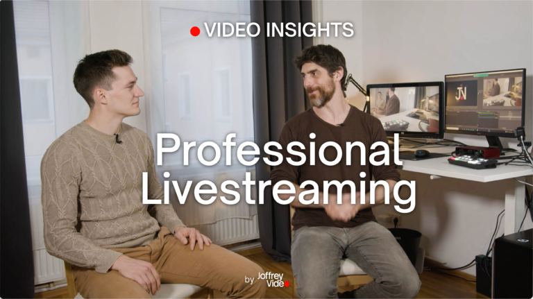 Interview on Professional Livestreaming two persons